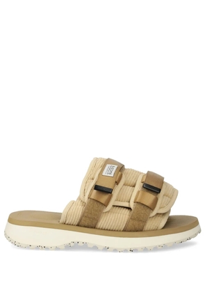 Suicoke touch-strap flat sandals - Neutrals