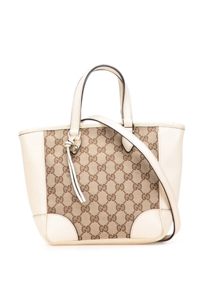 Gucci Pre-Owned 2000-2015 Small GG Canvas Bree satchel - Brown