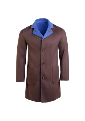 Kiton reversible cashmere coat - Brown