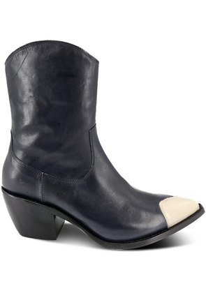 Madison.Maison heart toe cowboy boots - Blue