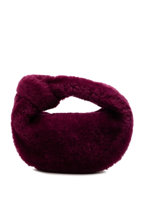 Bottega Veneta Pre-Owned 2012-2025 Mini Shearling Jodie hobo bag - Purple