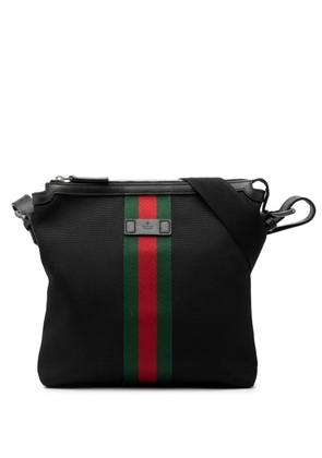 Gucci Pre-Owned 2000-2015 GG Techno Canvas Web Messenger Bag crossbody bag - Black
