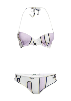 Kenzo Pre-Owned abstract-print bikini - Purple