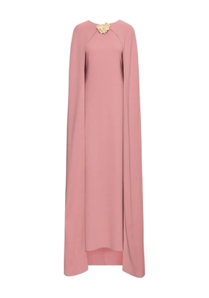 Oscar de la Renta crew-neck maxi dress - Pink