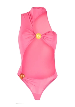 Jacquemus Le Perola cut-out bodysuit - Pink