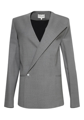 LouLou de Saison asymmetric-lapel blazer - Grey