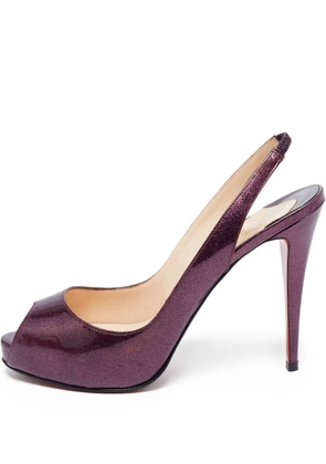 Christian Louboutin Pre-Owned leather heeled pumps - Purple