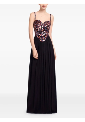 Elie Saab sequin-embellished maxi dress - Black