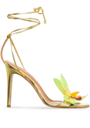 Alameda Turquesa 110mm Prudence sandals - Gold