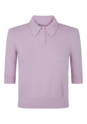 TWINSET ribbed polo shirt - Pink