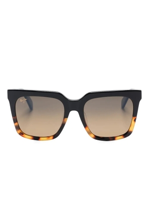 Maui Jim Rooftops square-frame sunglasses - Black