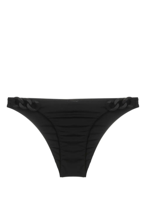 Lenny Niemeyer chain-link detailing elasticated-waist bikini bottoms - Black