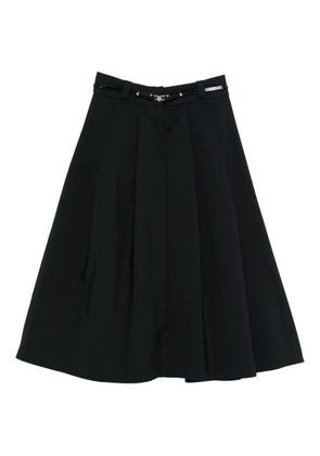 Maje belted midi skirt - Blue
