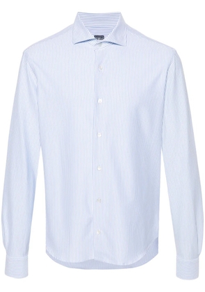 Fedeli striped jersey shirt - Blue