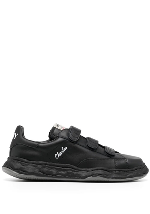 Maison MIHARA YASUHIRO Charles touch-strap leather sneakers - Black