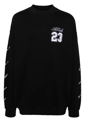 Off-White 23 Logo Skate cotton sweatshirt - Black