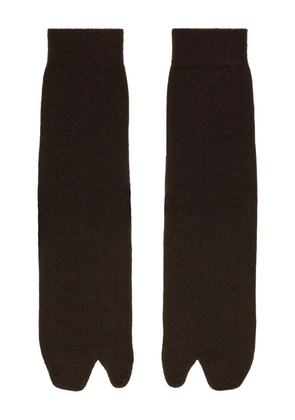 Maison Margiela Tabi split-toe socks - Brown