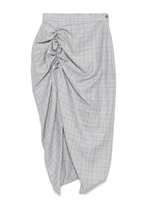 Vivienne Westwood Side Panther midi skirt - Blue