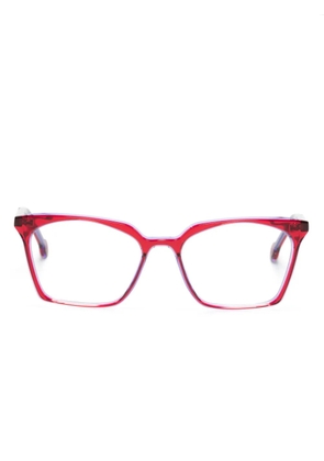 L.A. EYEWORKS Levi butterfly-frame glasses - Purple