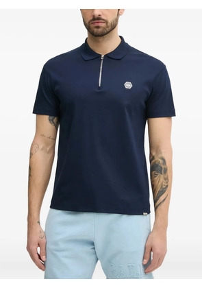 BALR. half-zip logo T-shirt - Blue