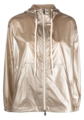 Moncler Tazenat zip-up hooded jacket - Gold