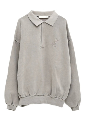 Fear Of God embroidered-logo polo shirt - Grey