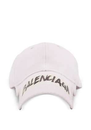 Balenciaga Masking Tape cap - White