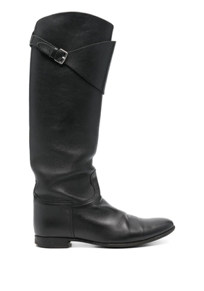 Hermès Pre-Owned 2000s leather boots - Black