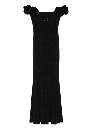 NISSA embellished maxi dress - Black