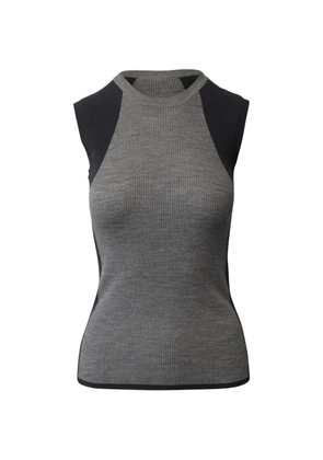 Louis Vuitton Pre-Owned sleeveless knitted tank top - Grey