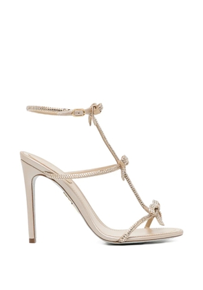 René Caovilla 105mm Caterina sandals - Neutrals