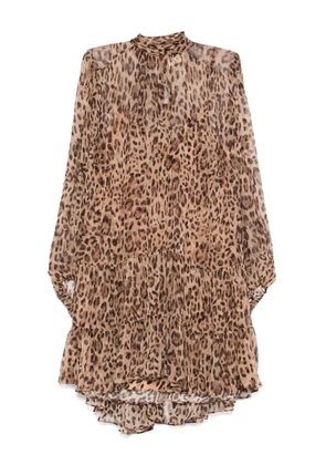 Rixo Anaya tiered mini dress - Brown