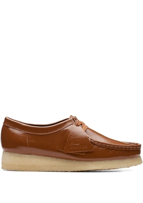 Clarks Wallabee 'Dusk Brown Pat' loafers