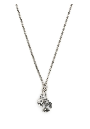 Emanuele Bicocchi rose pendant necklace - Silver