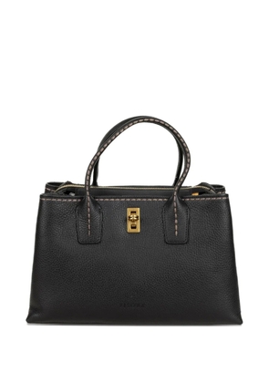 VISONA` top handle tote bag - Black