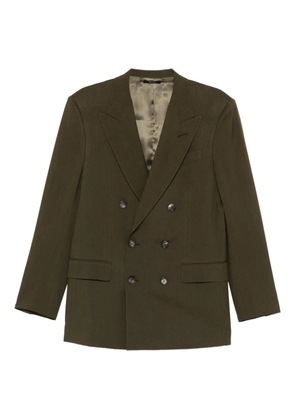 TOM FORD peak-lapel double-breasted blazer - Green