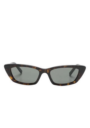 Saint Laurent Eyewear cat-eye frame sunglasses - Brown