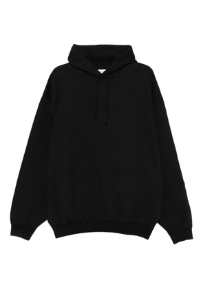VETEMENTS logo-embroidered hoodie - Black