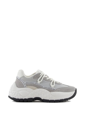 Armani Exchange panelled sneakers - Grey