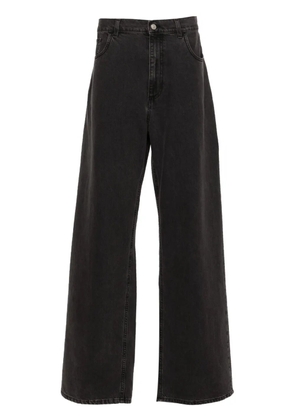 1017 ALYX 9SM buckle-detailed straight-leg jeans - Black