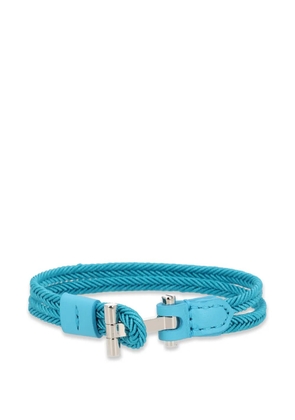TOM FORD braided t-bar bracelet - Blue