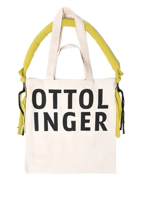 Ottolinger cotton-blend tote bag - Neutrals
