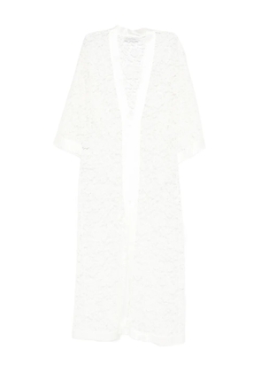Carine Gilson V-neck lace nightdress - White