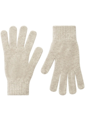 Pringle of Scotland Classic cashmere gloves - Neutrals