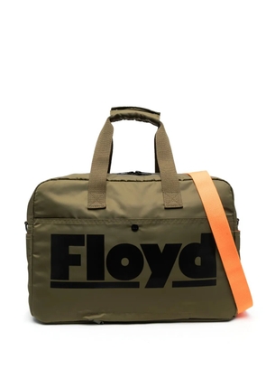 Floyd logo-print zipped holdall - Green