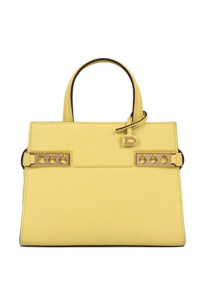 Delvaux Tempête leather handbag - Yellow