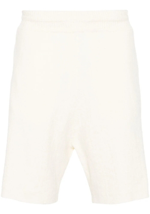 Golden Goose Lionel striped knitted shorts - Neutrals