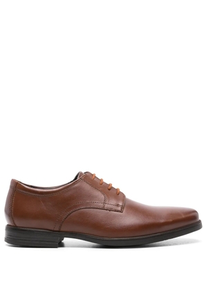 Clarks Howard leather Derby shoes - Brown