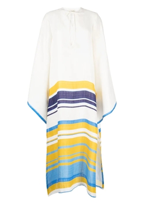 Bambah Moza linen kaftan - Multicolour