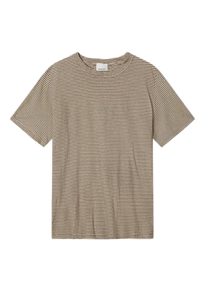 MARANT Leon striped T-shirt - Neutrals